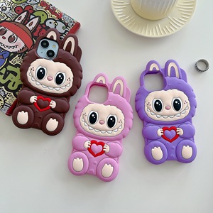 Funda de Silicona 3D con Dibujos Animados para iPhone 15 <span class=keywords><strong>Pro</strong></span> Max - Product Image 4