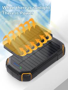 Power Bank solaire, <span class=keywords><strong>2022</strong></span> mAh, 30000mAh, chargeur sans fil à haute capacité, Charge rapide, pour téléphone portable, <span class=keywords><strong>meilleure</strong></span> vente, livraison gratuite - Product Image 3