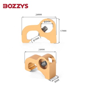 Directo de fábrica Mini aleación de aluminio MCB Bloqueo de disyuntor Dispositivo de seguridad simple con tornillos de montaje para bloqueo de seguridad - Product Image 2