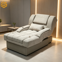 Table de soin électrique pour pédicure avec bassin de trempage des pieds, fauteuil de massage spa pour salons de réflexologie et centres de bien-être