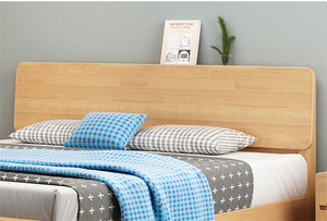 현대 럭셔리 킹 퀸 사이즈 침실 가구 더블 호텔 의료 가죽 보관 조정 가능한 나무 마사지 침대 세트 판매 - Product Image 3