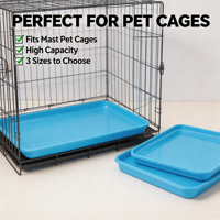 Plateau de cage à oiseaux en plastique PP durable, très grand, pour perroquets et ménagères, base attrape-fèces