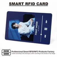 Cartes NFC personnalisées vierges en PVC pour pointage des employés (entrée/sortie) 213/215, imprimables, avec puce RFID et autocollant pour téléphone