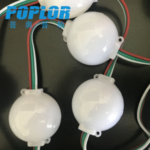 โมดูลไฟ LED ทรงกลม Poplor 5050 RGB สีสันครบถ้วน DC12V กันน้ำ สำหรับไฟป้าย - Product Image 2