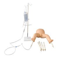 Simulateur de formation à la suture vulvaire en caoutchouc de silicone liquide vulcanisé, modèle de ponction de la moelle osseuse infantile
