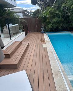 <span class=keywords><strong>Couleur</strong></span> <span class=keywords><strong>teck</strong></span> platelage de haute qualité extérieur Wpc platelage bois plastique Composite platelage carreaux - Product Image 6
