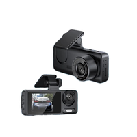 Dash Cam Avant et Arrière Triple Caméra Enregistreur de Conduite avec WIFI Caméra Vidéo Voiture Boîte Noire Caméra de Voiture