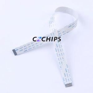FC-1.0B-10P-300mm FFC Cable (Flexible Flat Cable) P=1mm Connector 10P 1mm 0.3mm Non-Inverting - Product Image 1