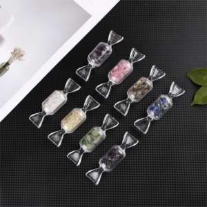 Fanshi sculpté à la main cristal bonbons dégringole pierres usine décoration de la maison modèle de guérison mascotte Premium ancienne catégorie de produit artisanat - Product Image 3