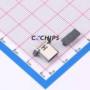 HC-TYPE-C-16P-LC07A USB Connector Through hole Component (THT) Connector Type-C Female Through Hole 16P - Product Image 1