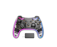 Control de Juego Inalámbrico de 2.4G con Motor de Vibración y Botón Turbo para 360 para PC - Sensor de Movimiento y Vibración Dual