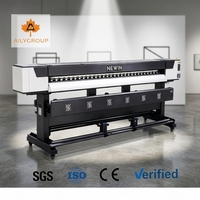 NUEVO Impresora de inyección de tinta ecosolvente rollo a rollo CMYK I3200/I1600 de alta velocidad doble de 50 m²/h, automática de 3200 mm para pancartas, etiquetas y papel