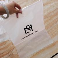 Sac à glissière en EVA transparent givré personnalisé, respectueux de l'environnement, avec logo client, sac en plastique pour accessoires vestimentaires