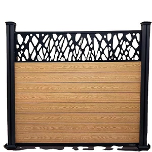 Panneau de clôture en WPC Installation facile Clôture de jardin extérieure <span class=keywords><strong>poteau</strong></span> en <span class=keywords><strong>aluminium</strong></span> pour porte en wpc - Product Image 3