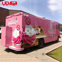Camion de nourriture de crème glacée Offre Spéciale UrDream camion de nourriture de crêpe vélo chariots de café chariot de vente de nourriture électrique à vendre