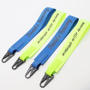 Wholesale Custom Tactical <b>Key</b> Strap with Olecranon Buckle High-Visibility Nylon Keychain <b>for</b> Construction & Trade Branding - Product Image 1