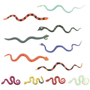 Jinying - Juguete de Serpiente Mágica de TPR de 30 cm, Cambia de Color, Brilla en la Oscuridad, para Niños, Juguetes Educativos, Diversión en el Baño - Product Image 2