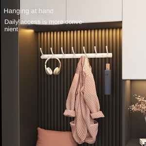 Oem Kim Loại Đóng-Miễn Phí Tường Treo Quần Áo Giá Áo Móc Áo Thuận Tiện Nhập Cửa Tổ Chức Cho Treo Lối Vào Móc - Product Image 2