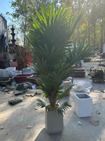 Plante artificielle verte Bonsaï, plantes de bananier, arbre du voyageur, feuilles de bananier, plantes pour la décoration extérieure de la maison et du jardin
