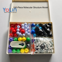 Kit de Modelo de Estructura Molecular de 240 Piezas, Juego de Modelos Educativos de Química con Material PLA para Ciencias de Secundaria/Preparatoria YL-066