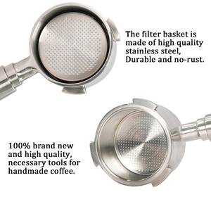 Portafiltro de café de fábrica china, tienda AM, <span class=keywords><strong>mango</strong></span> de madera, máquina de café expreso sin fondo de acero <span class=keywords><strong>Delonghi</strong></span>, 1 Uds. - Product Image 3