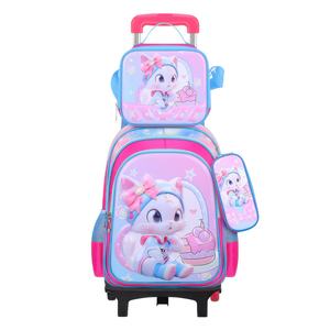 Los estudiantes de escuela primaria pueden empacar Pull Rod School Bag Lunch Gag Pen Bag Tres piezas Conjuntos de <span class=keywords><strong>mochila</strong></span> de dibujos animados lindos para niños - Product Image 5