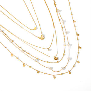 Meilleures Ventes <span class=keywords><strong>Collier</strong></span> Ras du Cou Serpent avec Pendentif Cœur en Nacre Blanche, Acier Inoxydable Plaqué Or 18K, pour Femme, Idée Cadeau - Product Image 3