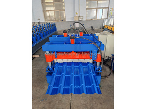 Tự động màu thép tráng men cuộn tạo thành máy với động cơ 12 bước & bánh răng cho mái nhà tấm xây dựng ppgi decoiler - Product Image 5