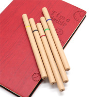 Bolígrafos con logotipo personalizado ecológico, papel reciclado de paja de trigo, 1,0mm de ancho de escritura, regalos de marketing de negocios de oficina