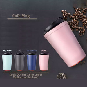 Bán buôn 340ml cốc cốc đôi với nắp cho trang trí nội thất nhà bếp trang trí nội thất quà tặng du lịch chống mùa thu hút cốc cà phê - Product Image 6