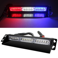 Frontscheiben-Stroboskoplicht Auto-Saugnapf Rot-Blaue Blitzlampen 18 LED Innenraum-Notfall-Signalleuchten Auto-Warnblinkleuchte