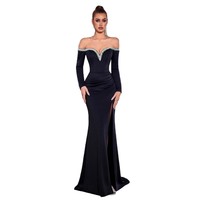 Robe longue chic d'été inspirée des célébrités, best-seller transfrontalier, luxe léger, détails complexes en strass, coupe classique