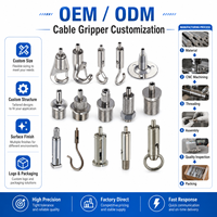 Support de suspension réglable sur mesure pour câble métallique, crochet de suspension fileté pour plafond, fabricant de quincaillerie d'éclairage