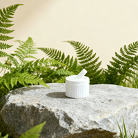 Capuchon de bec verseur de type canon, classique, estampé à chaud, en ABS, col de 28 mm |   Capuchon à vis anti-fuite pour flacons de cosmétiques et de soins de la peau de luxe