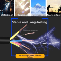 Harga Grosir Kabel Listrik H05VV-F 2-core 3-core 4-core 1.5mm2.5mm4.0mm6.0mm Berlapis PVC untuk LED dan Instalasi Rumah
