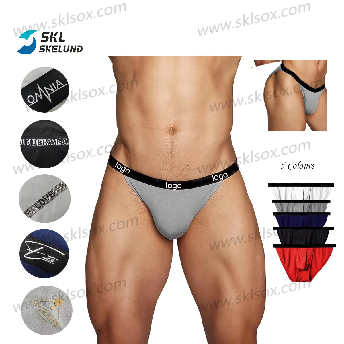 Kein MOQ Großhandel Custom Men Sport Briefs Custom Design Bund Logo Atmungsaktiv Custom ized Hot Sexy Men Unterwäsche Briefs