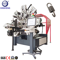 Machine automatique CNC sans came multi-axes 12 axes à double crochet pour la fabrication de ressorts d'extension pour fils de différentes diamètres 3.0-8.0mm