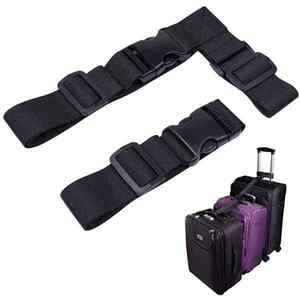 Sangle de connexion Velcro avec boucle réglable, bande Velcro personnalisée 2 en 8 pour le rangement et l'organisation, avec sangle de valise pour bagages - Product Image 2