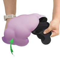 Repose-bras chauffant en gel de silicone en forme de nuage mignon, repose-clavier souple pour ordinateur avec matériau en caoutchouc en stock