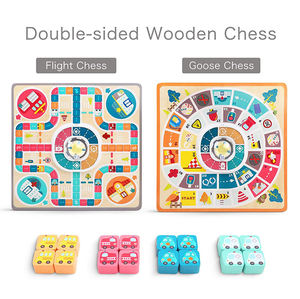 子供向けボードゲーム子供向け古典的な戦略チェス & ゴーおもちゃ教育子供向けボードゲーム面白いLudoボードゲーム - Product Image 2