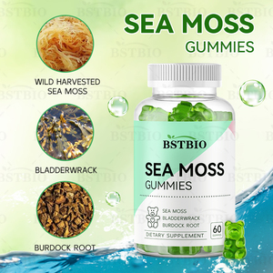 BSTBIO private label Supplements <strong>Sea</strong> <strong>Moss</strong> Extract Powder Vegan Irish Seamoss Gummies - Product Image 5
