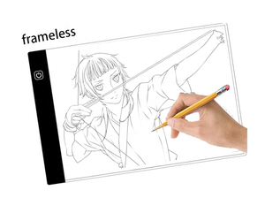 Xách tay A4 hình chữ nhật <span class=keywords><strong>LED</strong></span> Tracing <span class=keywords><strong>board</strong></span> USB phác thảo hộp đèn với khung nhôm 3 cấp độ mờ cho bản vẽ và Truy Tìm - Product Image 5