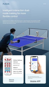 Pusun <span class=keywords><strong>Dora</strong></span> bóng bàn Robot phục vụ máy trong nhà huấn luyện viên ứng dụng điều khiển lập trình miễn phí phục vụ tự động - Product Image 6