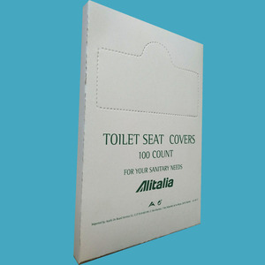 Portátil cubierta de asiento higiénico desechable impermeable de la estera de baño cojín del asiento de papel para viajes/Campin - Product Image 6
