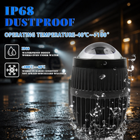 Projecteur de feux antibrouillard LED laser 2,0 pouces 80W 5800K à double faisceau 12V pour Honda Toyota