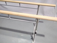 Barre de danse portable en bois réglable en hauteur pour la gym, la danse et le ballet