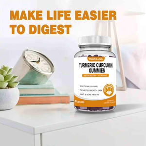 Gomitas Veganas de Cúrcuma y Jengibre con Curcumina, Suplementos Alimenticios OEM - Product Image 6