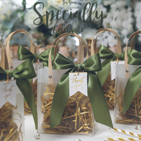 Emballage de luxe pour coffret cadeau cosmétique, fabricant de sacs à main personnalisés, boîte cadeau de haute qualité 2026, petit sac cadeau transparent, dernières nouveautés