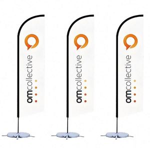 Drapeau de plage personnalisé en plumes, haute qualité, pour publicité extérieure, bannières décoratives pour la vente de pneus - Product Image 6