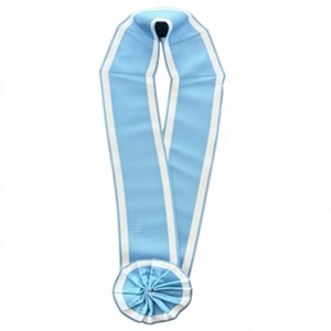 Cuello con borde blanco cielo - Product Image 1